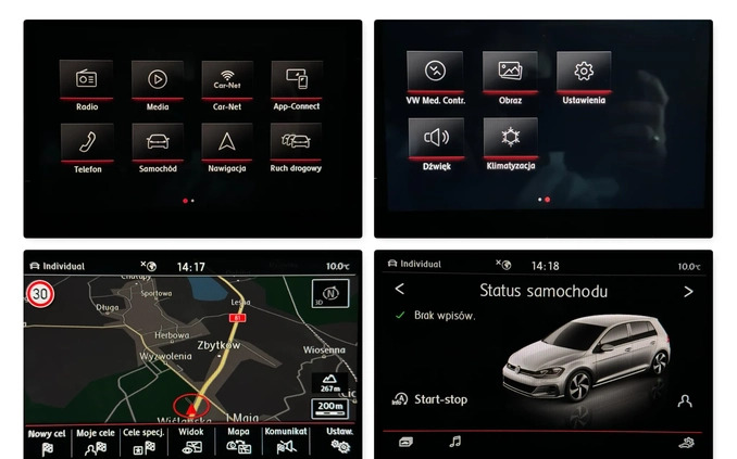 Volkswagen Golf cena 119900 przebieg: 83000, rok produkcji 2019 z Siechnice małe 781